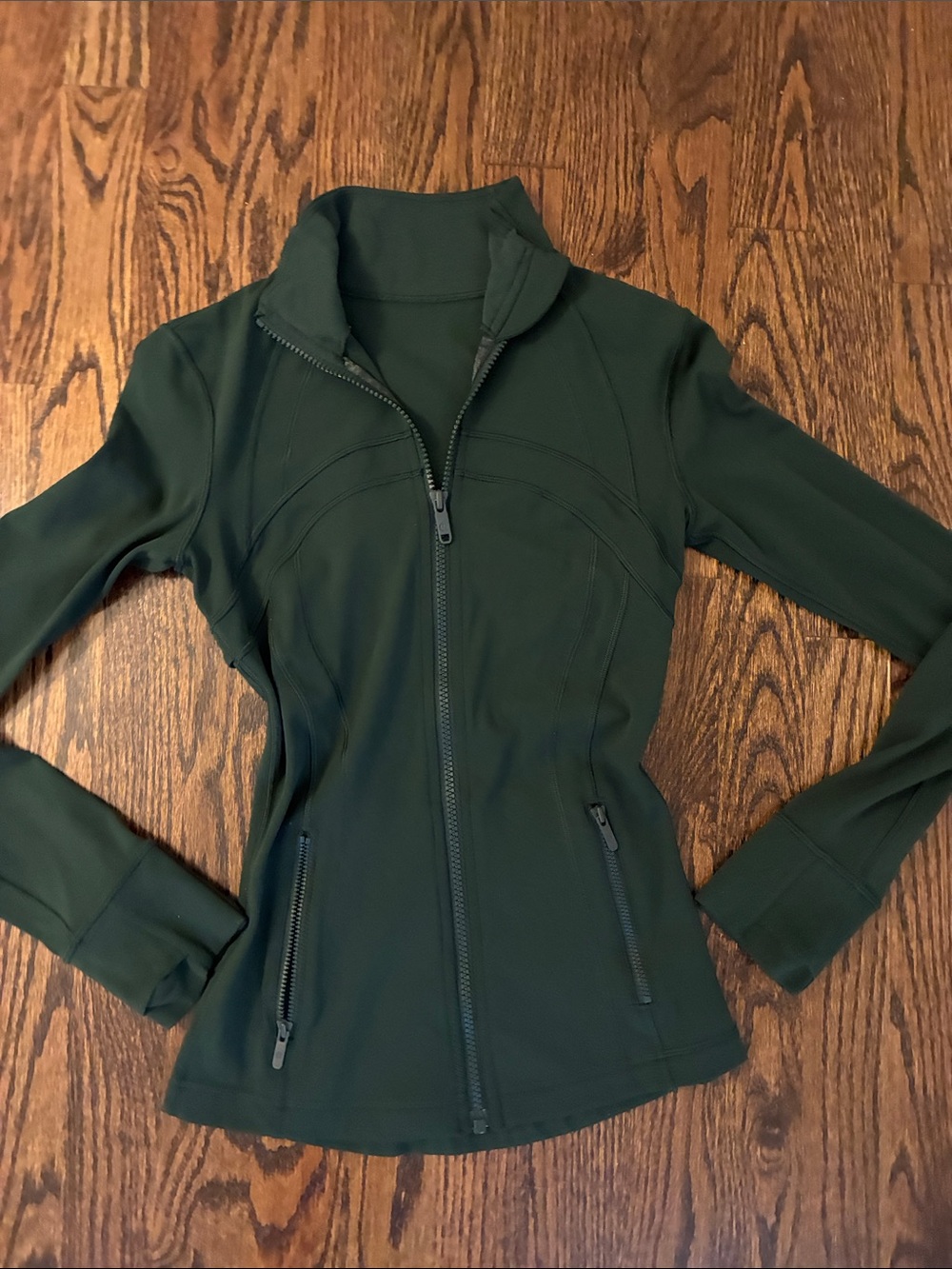 Lululemon Women's Forest Green Zip-Front Jacket